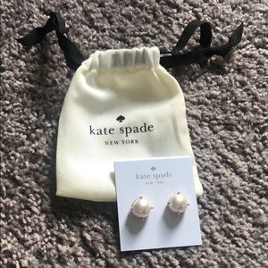 Kate Spade pearl studs